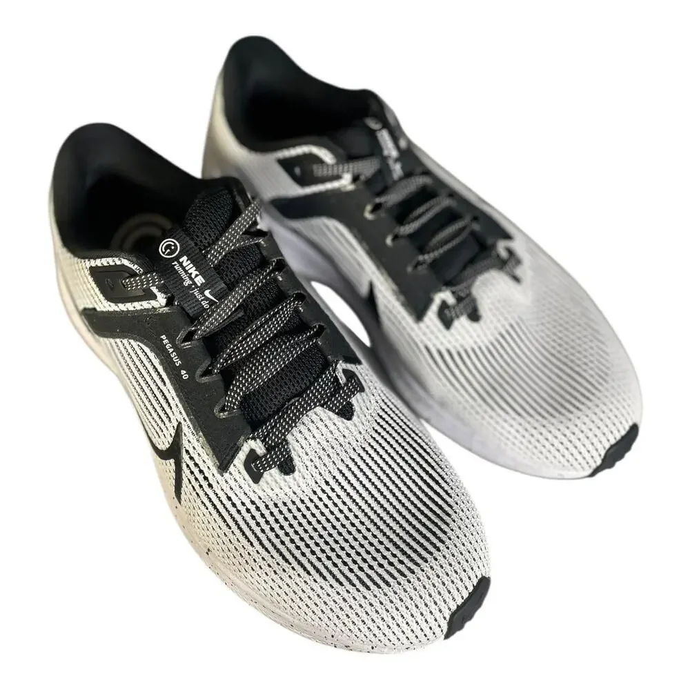 Nike Air Zoom Pegasus 40 Women’s Black/White Running Shoes Size-8.5